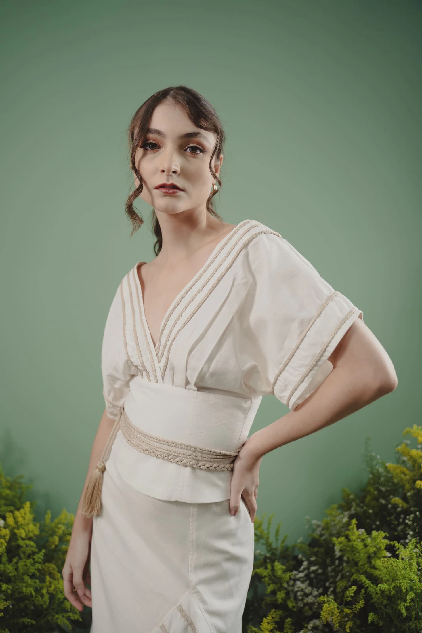 Zamira Blusa Beige - imagen 1