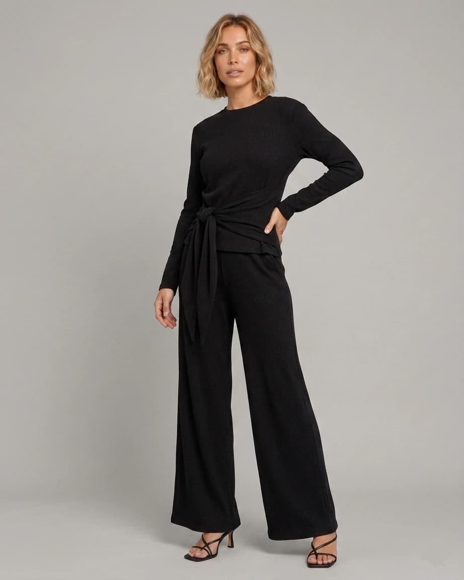 Elena wrap tie top - imagen 5