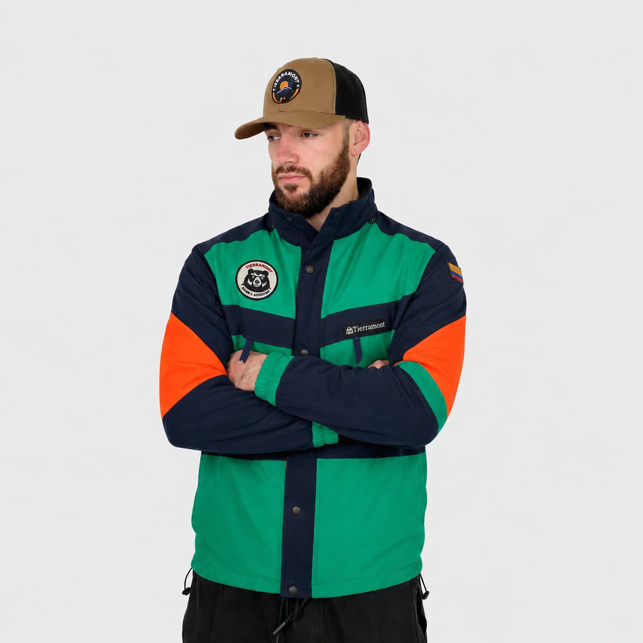 Chaqueta Explorador Naranja-Verde Andes Térmica