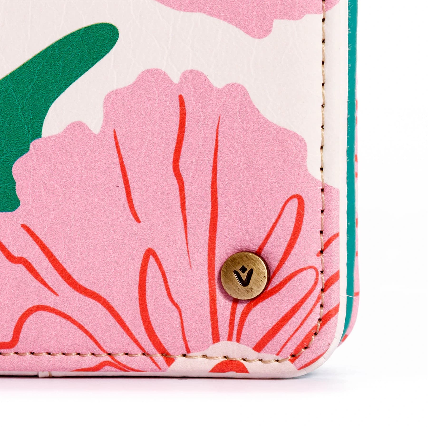 Portadocumentos para mujer Brasil Floral con broche de seguridad - imagen 4