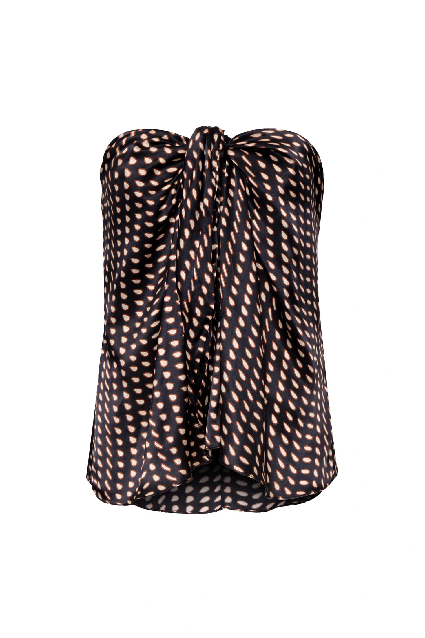 Cayetana Silk Blouse / Black Seeds - imagen 2