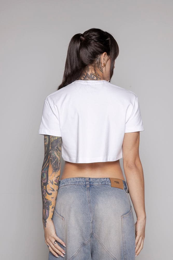 Crop-Top Courage Estrellas/Azul-Blanco - imagen 4
