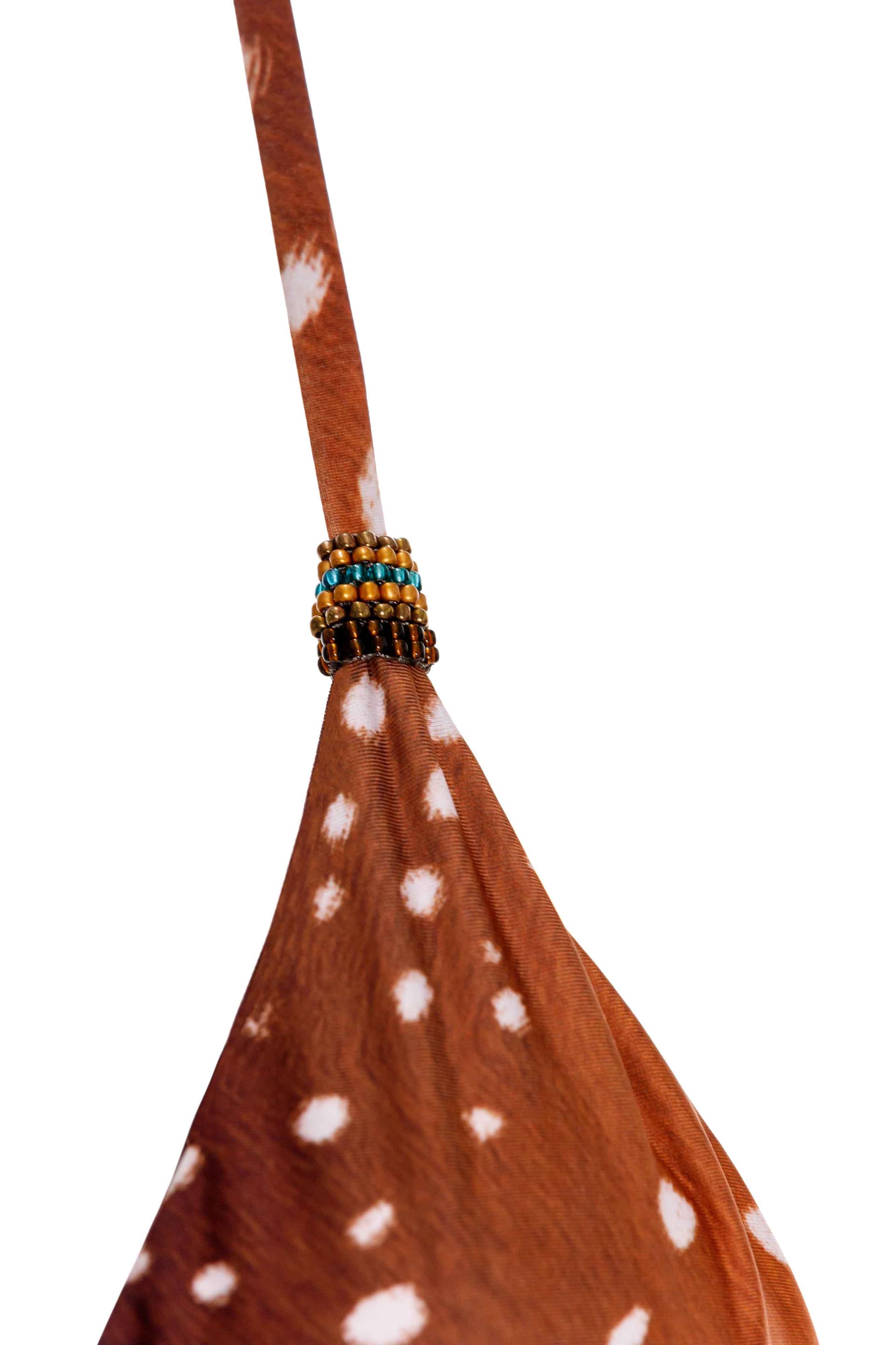 Top Triangulo de Bikini Bambi Café - imagen 2
