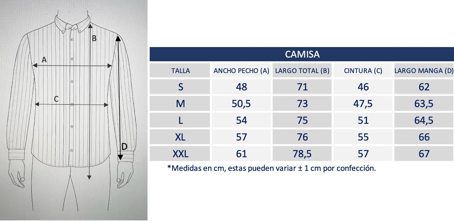 Camisa Rosada A Azul Claro - imagen 3