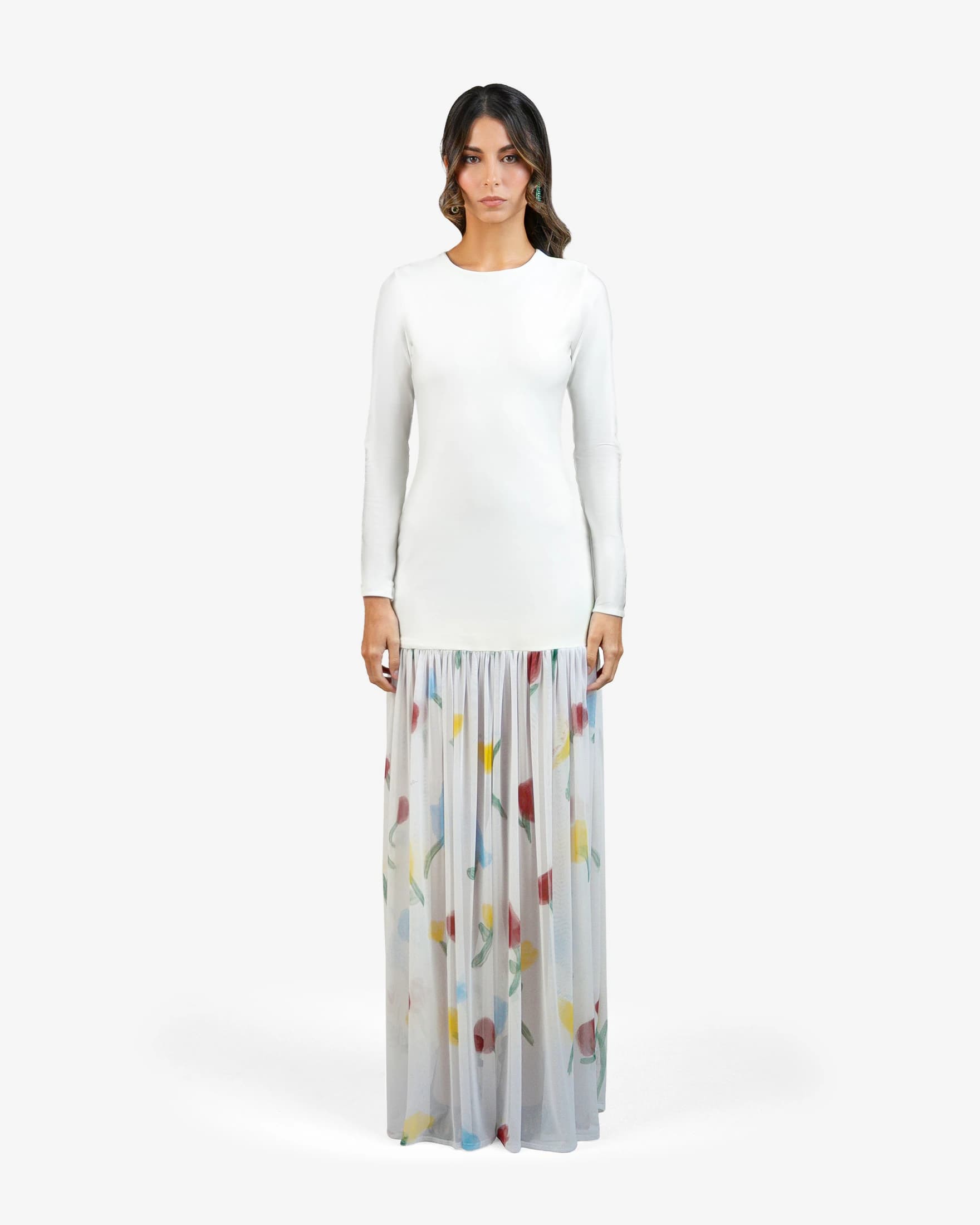 Drop Waist Fitted Dress - imagen 2
