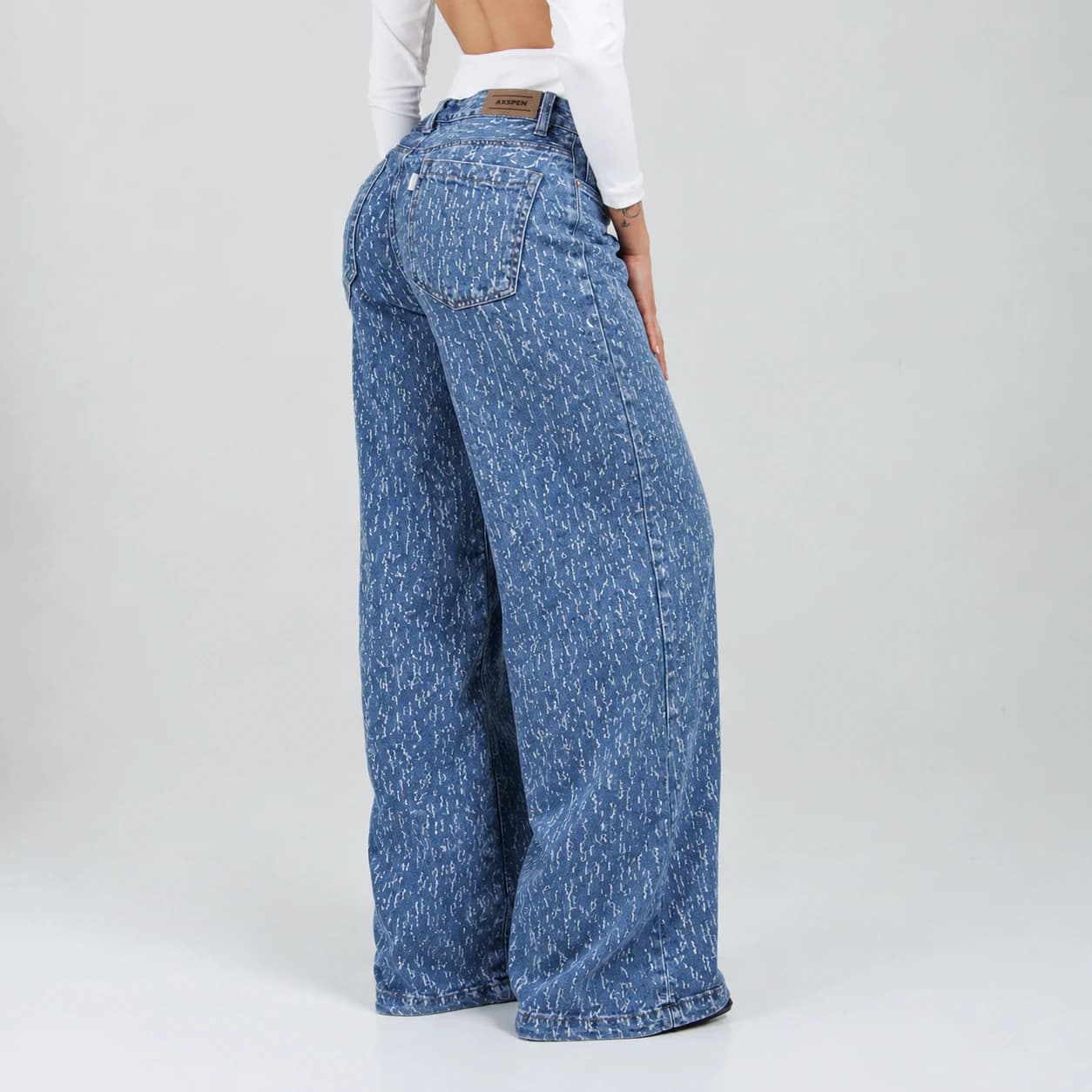 Jean Wide Leg Ax-3141 Rigido Premium - imagen 3