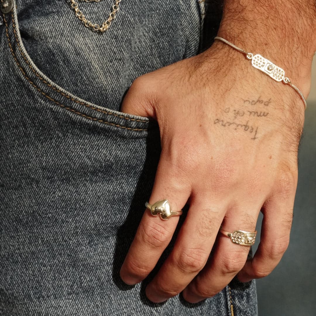 Anillo I'm Okay Plata - imagen 2