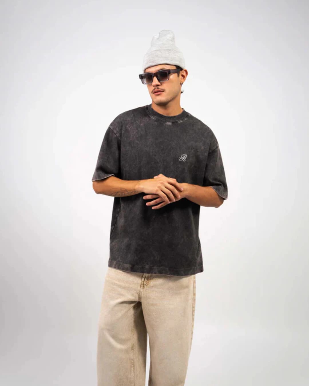 WASHED BLACK LOGO T-SHIRT - imagen 3