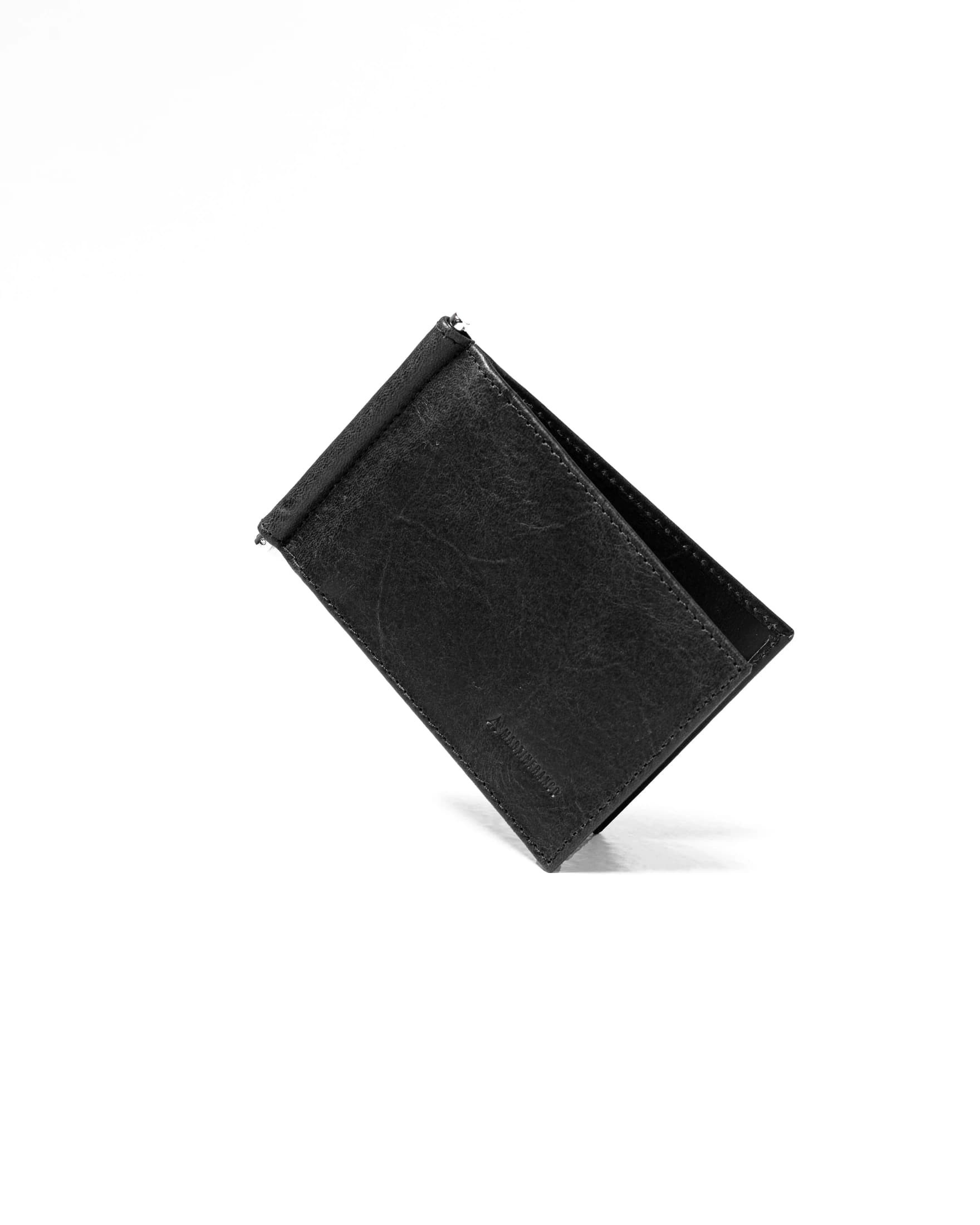 BILLETERA HOMBRE CLIP NEGRA - imagen 1