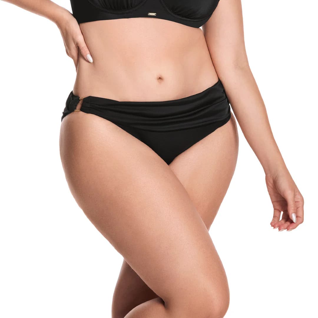 PANTY DE VESTIDO DE BAÑO CON DRAPEADO EN CINTURA - imagen 5