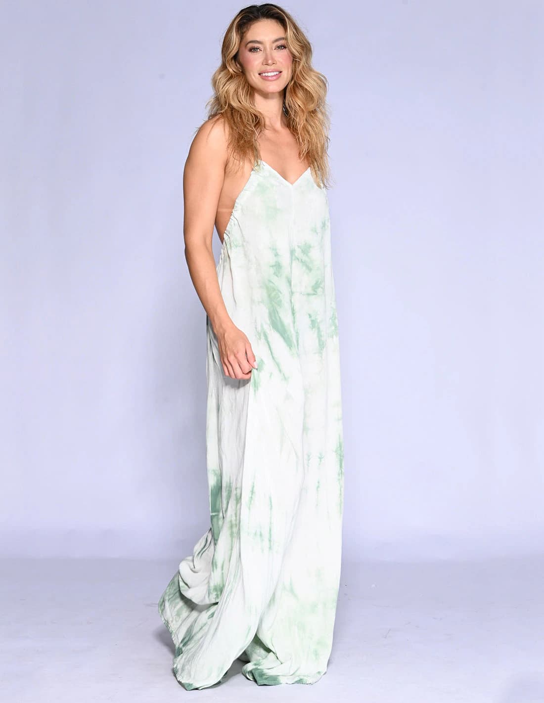 Jumpsuit Nira Spotted Green Stone - imagen 3