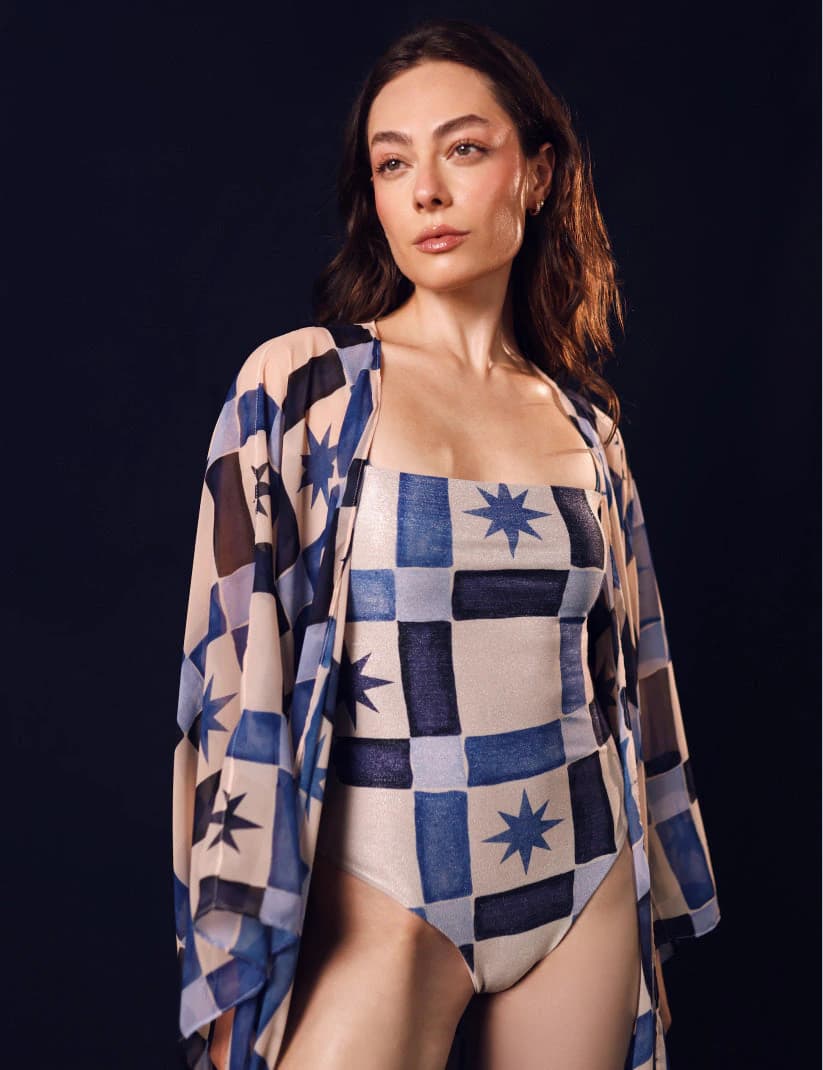 Vestido de Baño Enterizo Constelación Azul - imagen 2