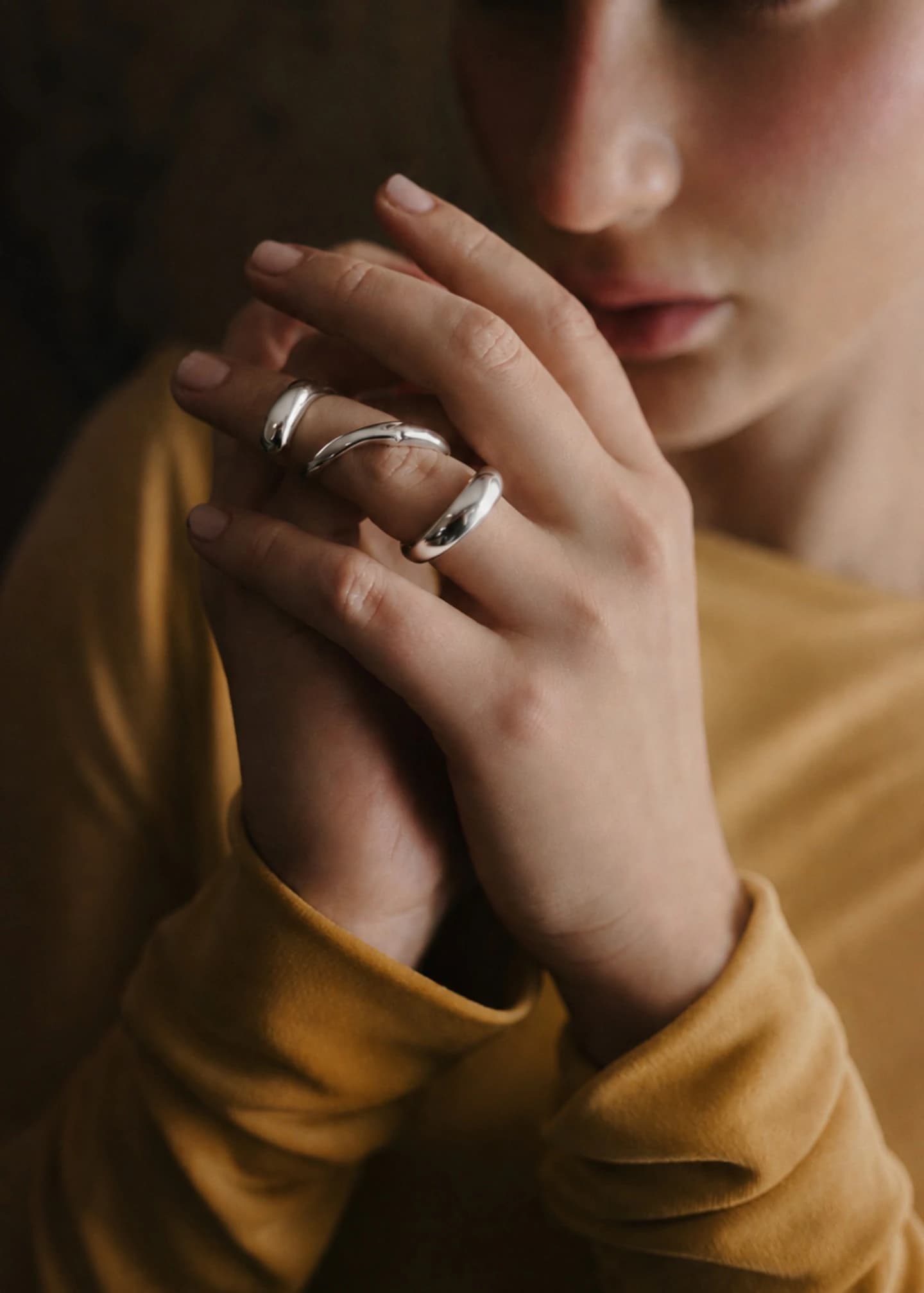 Anillo Tail Hardware Plata - imagen 2