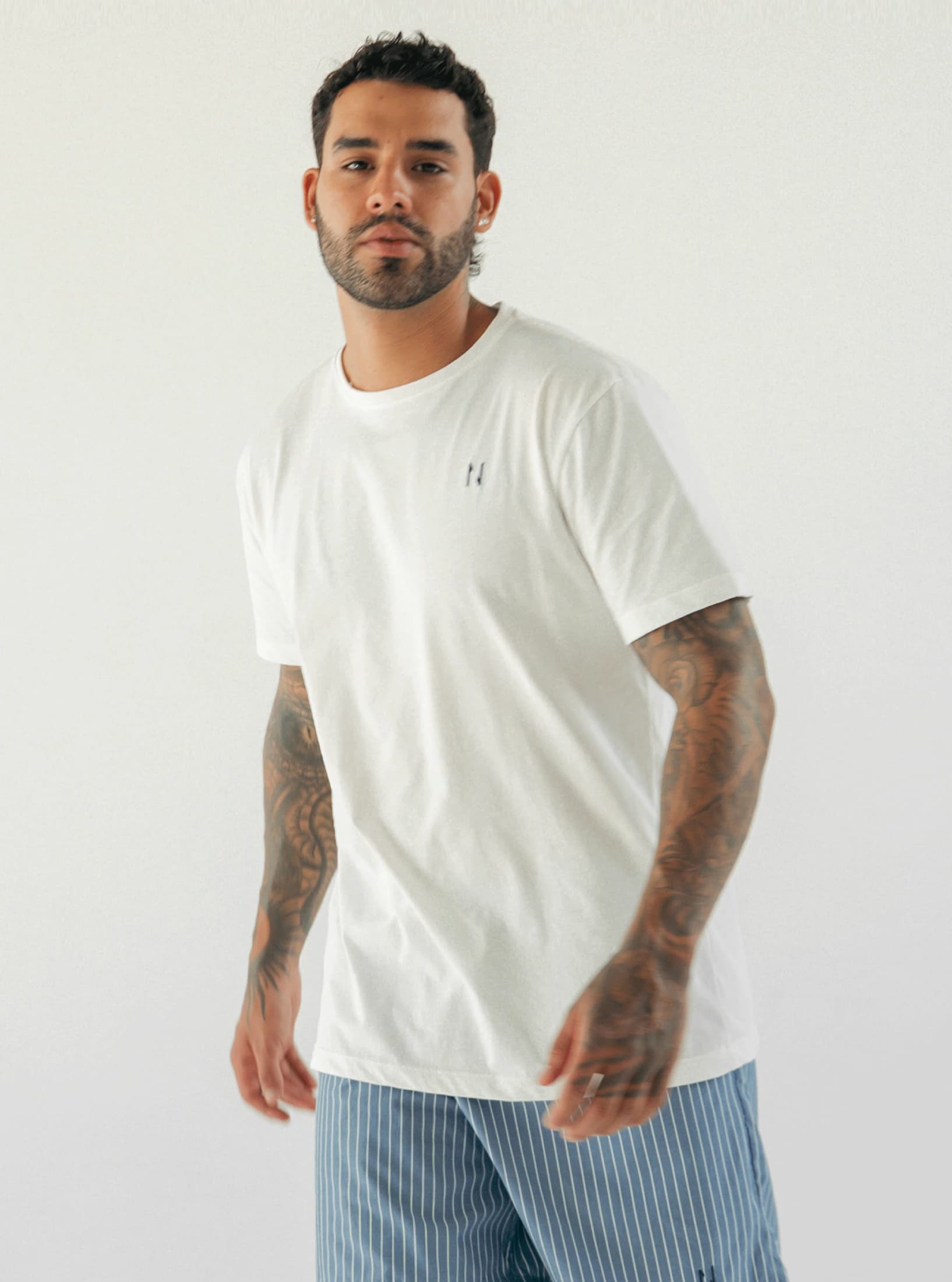 Cotton Tee Hombre - Marfil - imagen 3