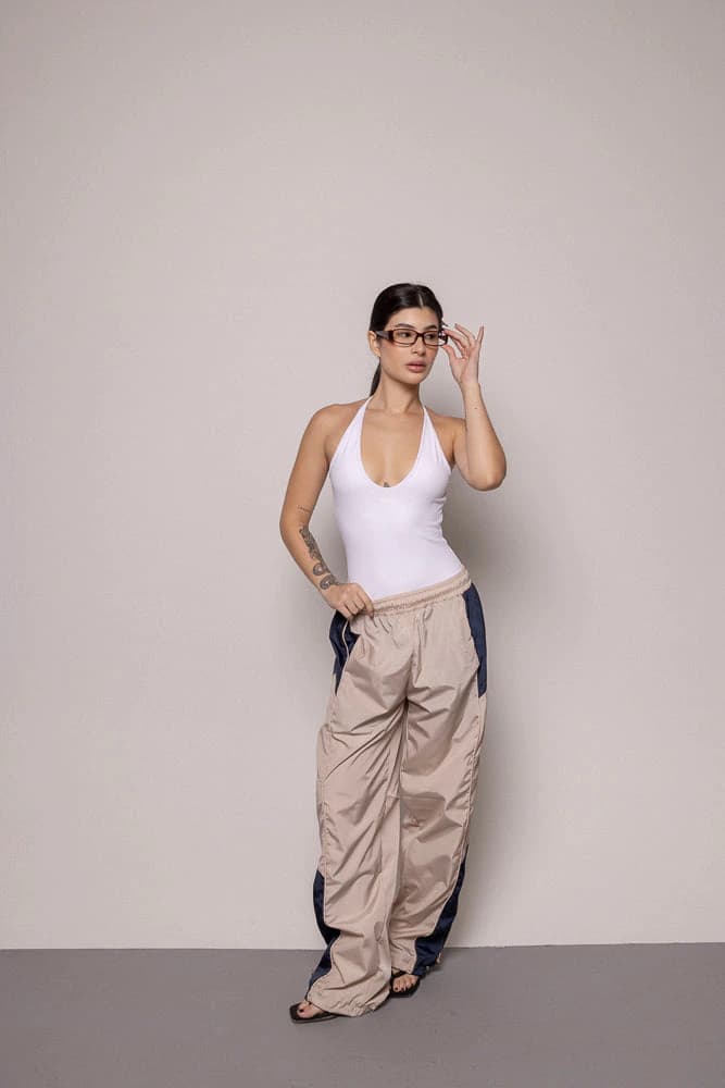 Sudadera Parachute 8727 Dama-Beige - imagen 4