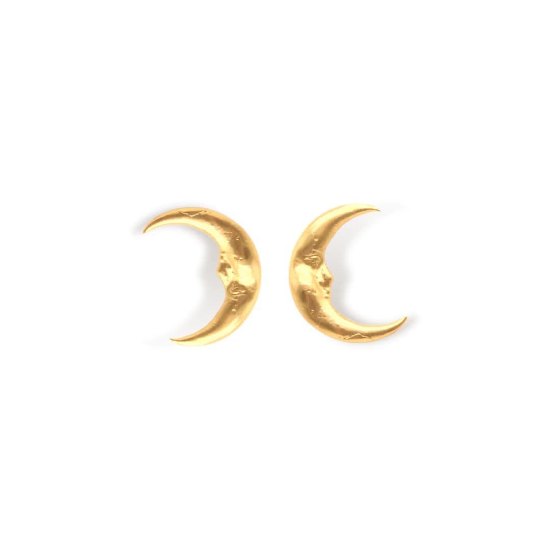 Aretes de media luna pequeña - imagen 1