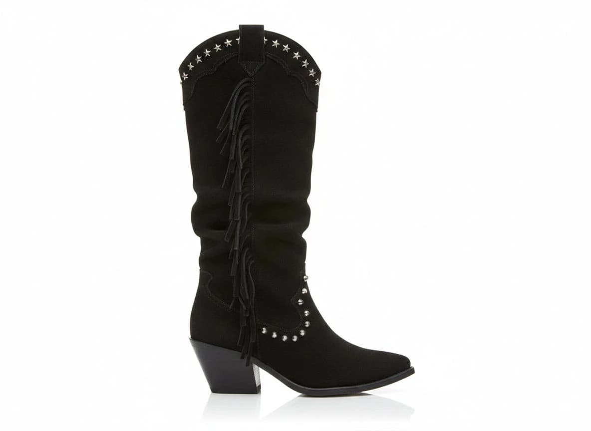 BOTA FLECOS NEGRO - imagen 1