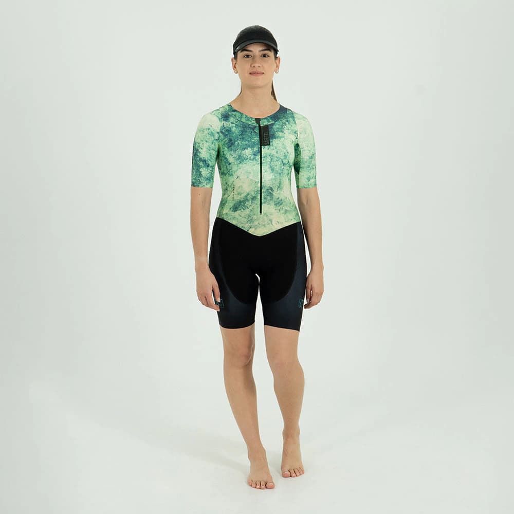 ENTERIZO TRIATLÓN CORTO MANGA CORTA KONA PARA MUJER - imagen 1