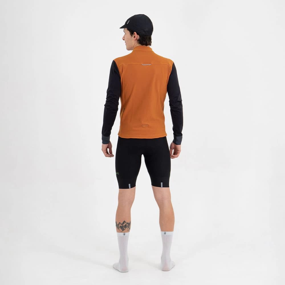 CHAQUETA CICLISMO THERMALTECH ORANGE UNISEX - imagen 2