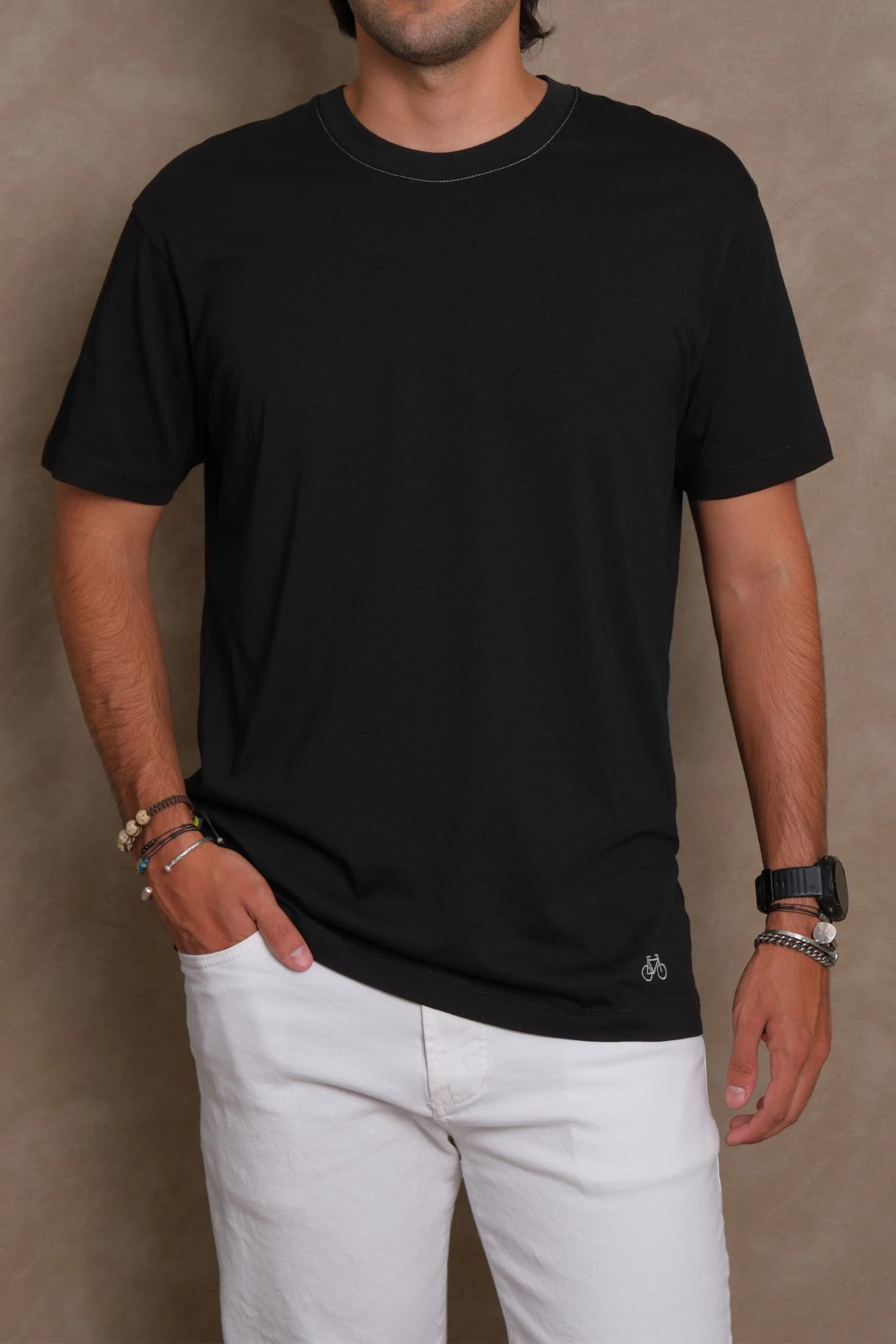 CAMISETA STITCH BLACK GREY