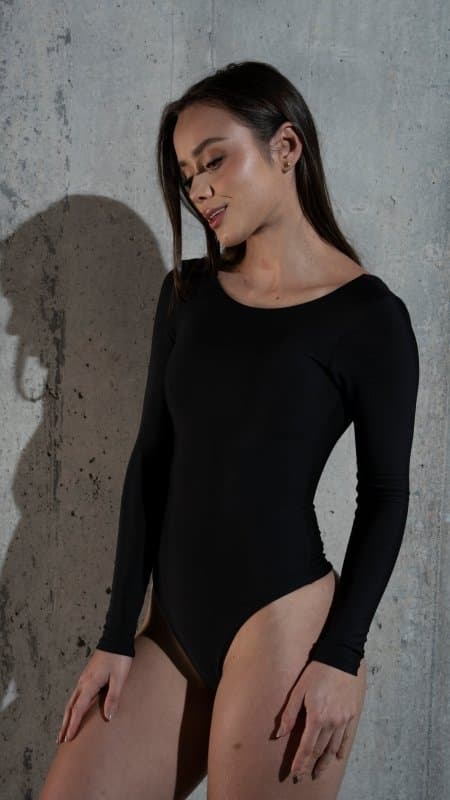 Core Sculpt Long Sleeve bodysuit  Negro - imagen 4