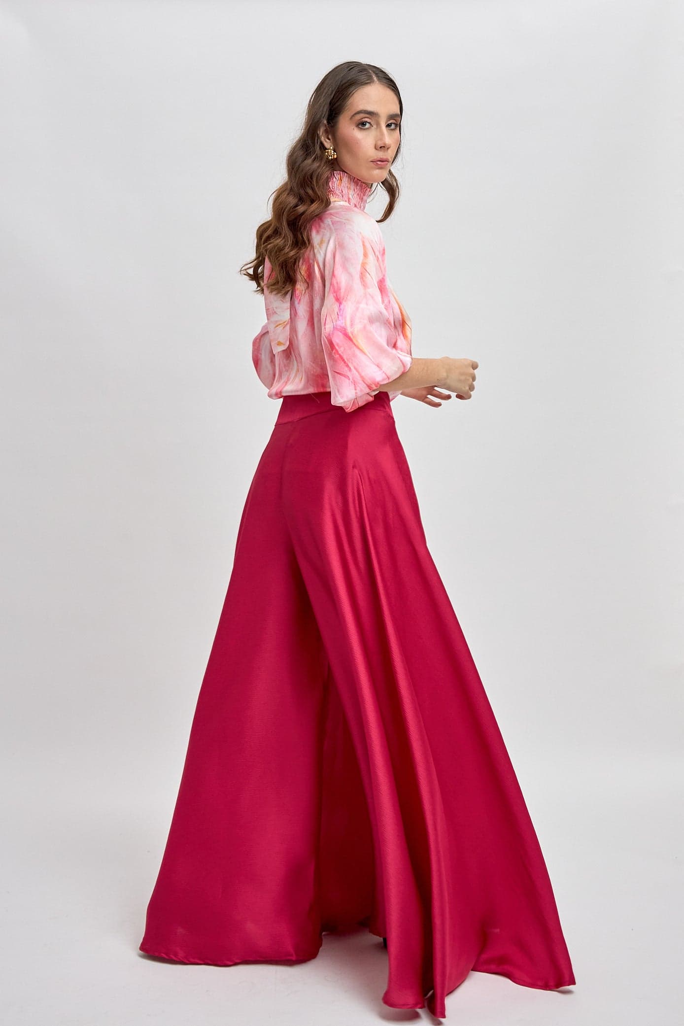 Blusa Brestel Plumas Salmon - imagen 3
