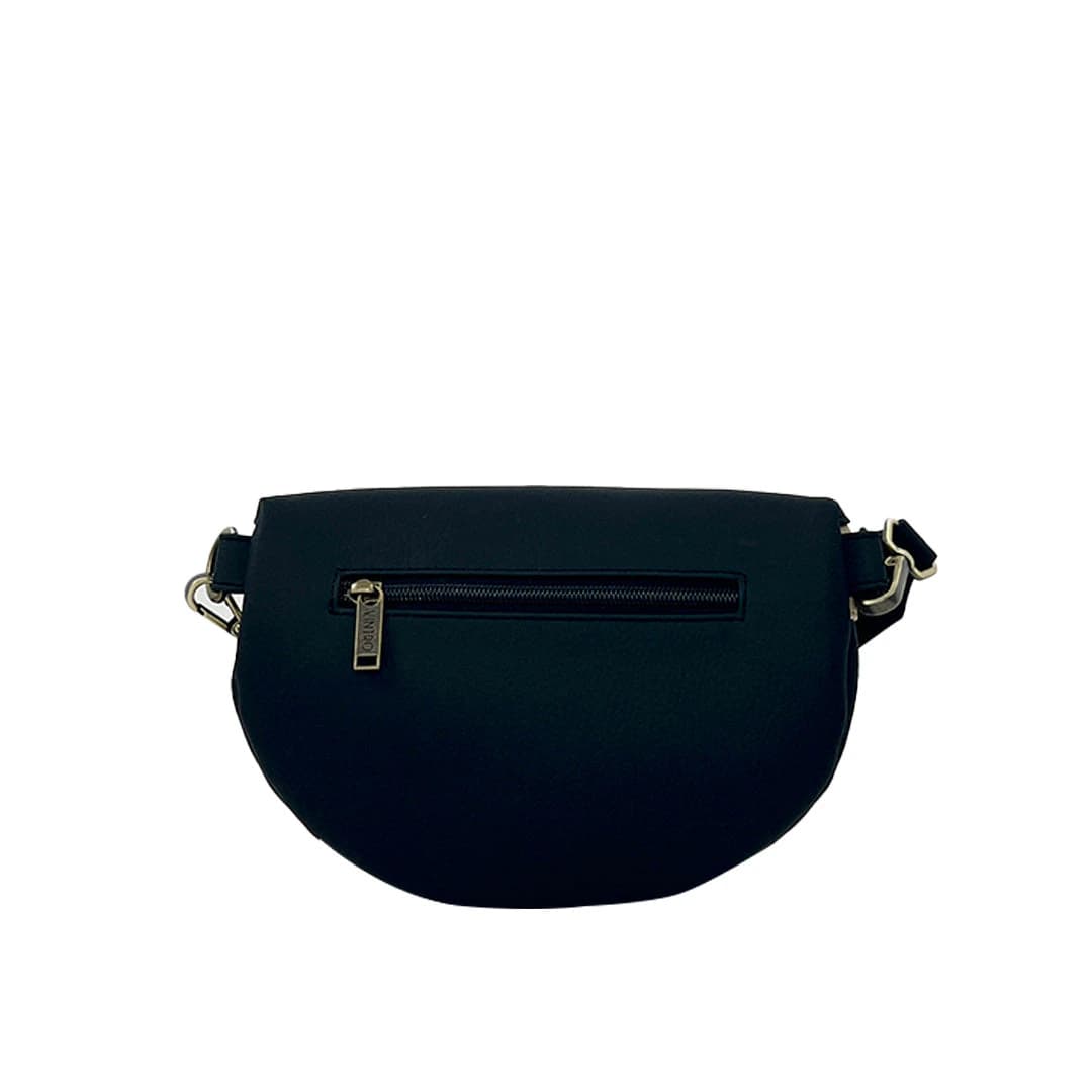 Riñonera Para Mujer Vera Negro y Beige Pop Of Colors - imagen 2