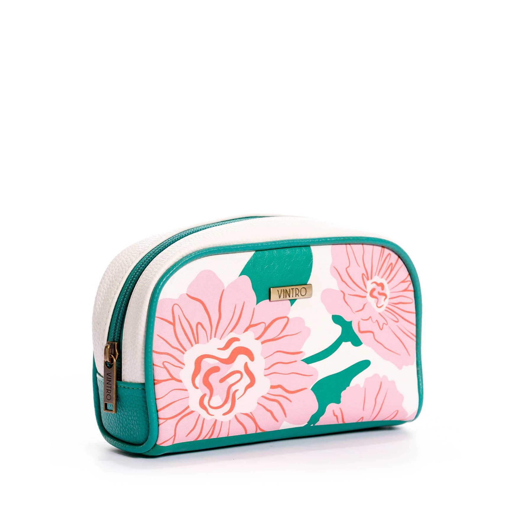 Cosmetiquera para mujer Moscu mediana con print floral - imagen 2