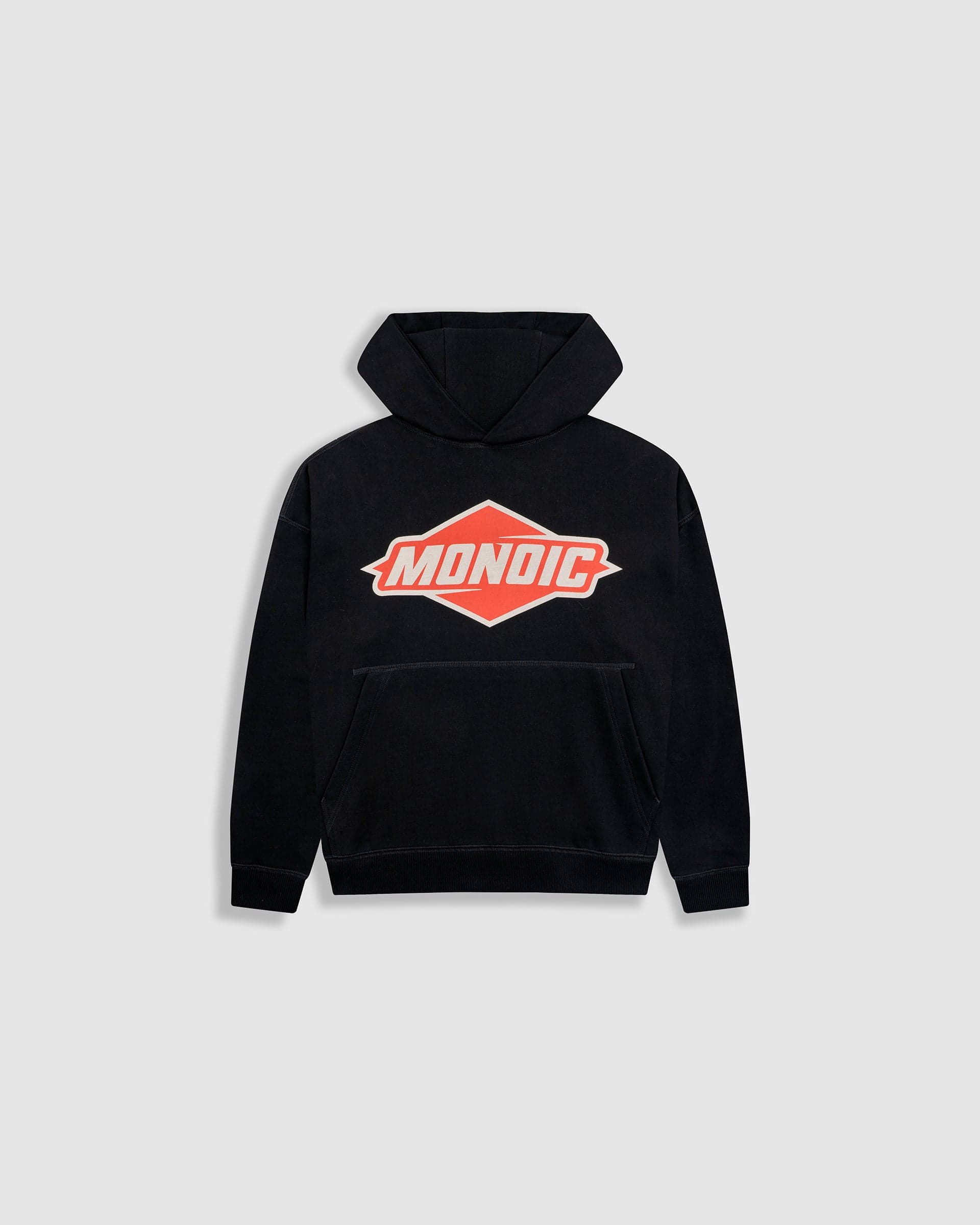 Hoodie Oversized Oil - Negro Oscuro