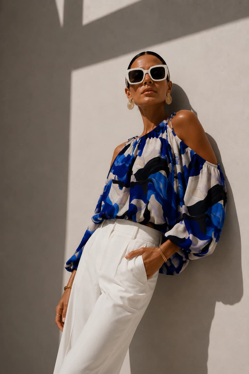 Blusa Bingo azul estampado - imagen 7