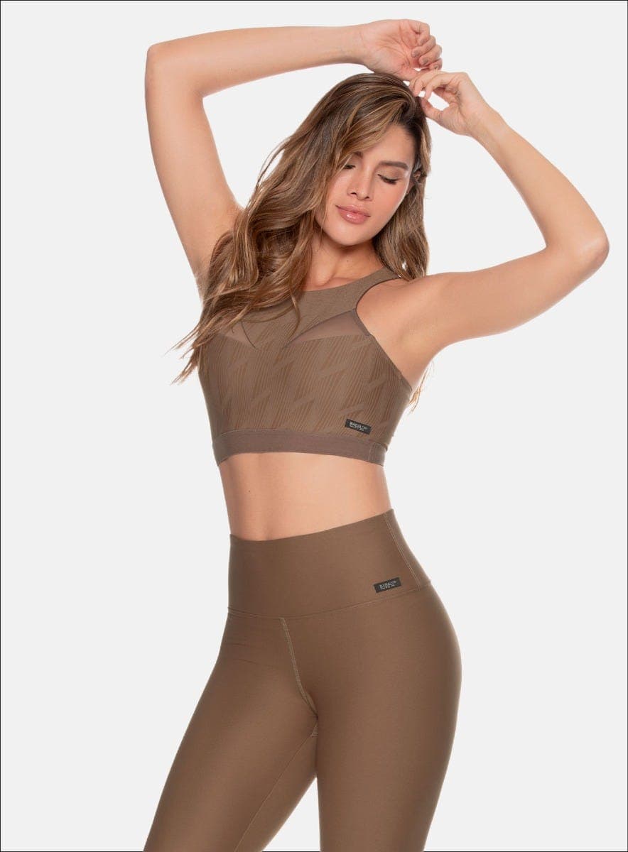 TOP DEPORTIVO  POLIAMIDA JACQUARD – PRECIO ESPECIAL - imagen 1