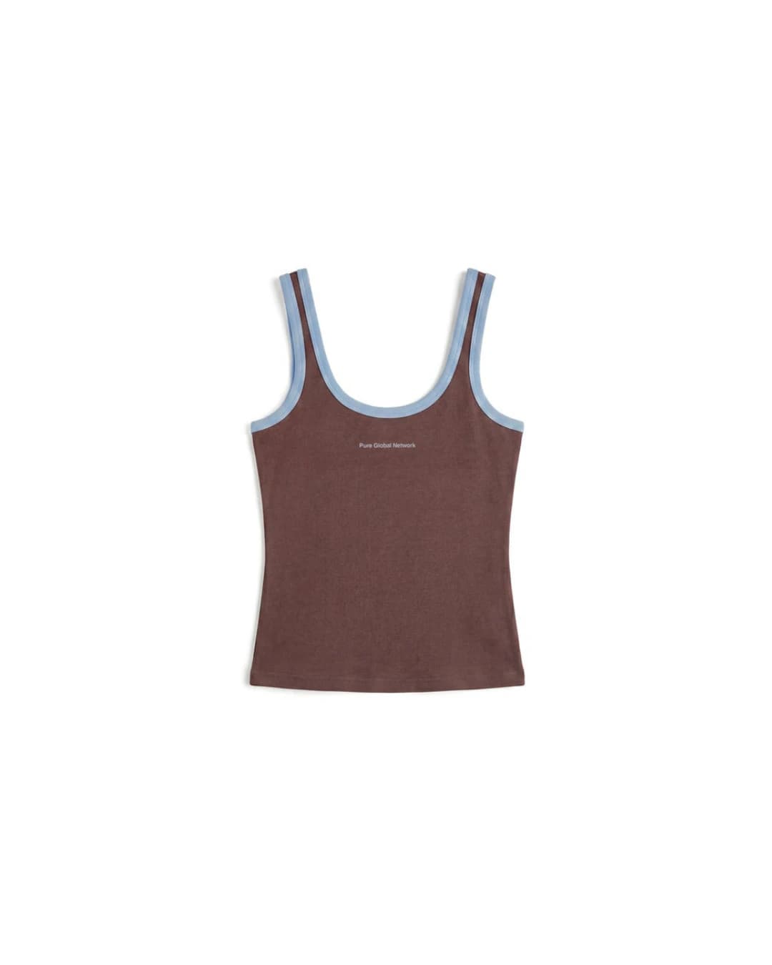 ACROSS THE LINES BROWN TANK TOP - imagen 1