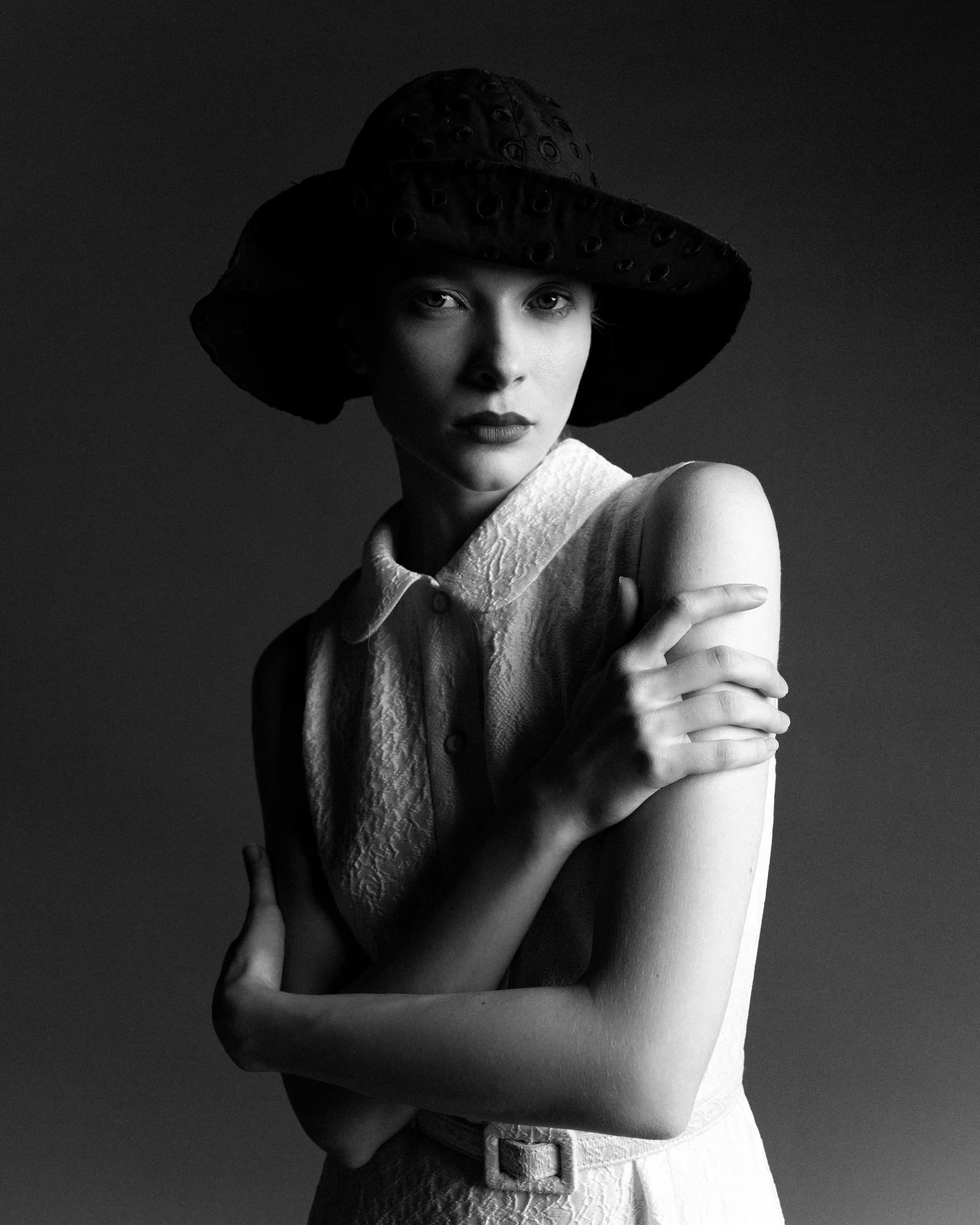 Cotton Eyelet Sun Hat - imagen 1