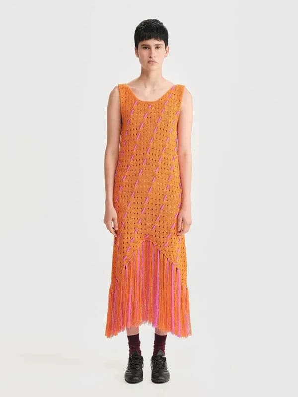 Vestido Vacaciones Naranja - imagen 1