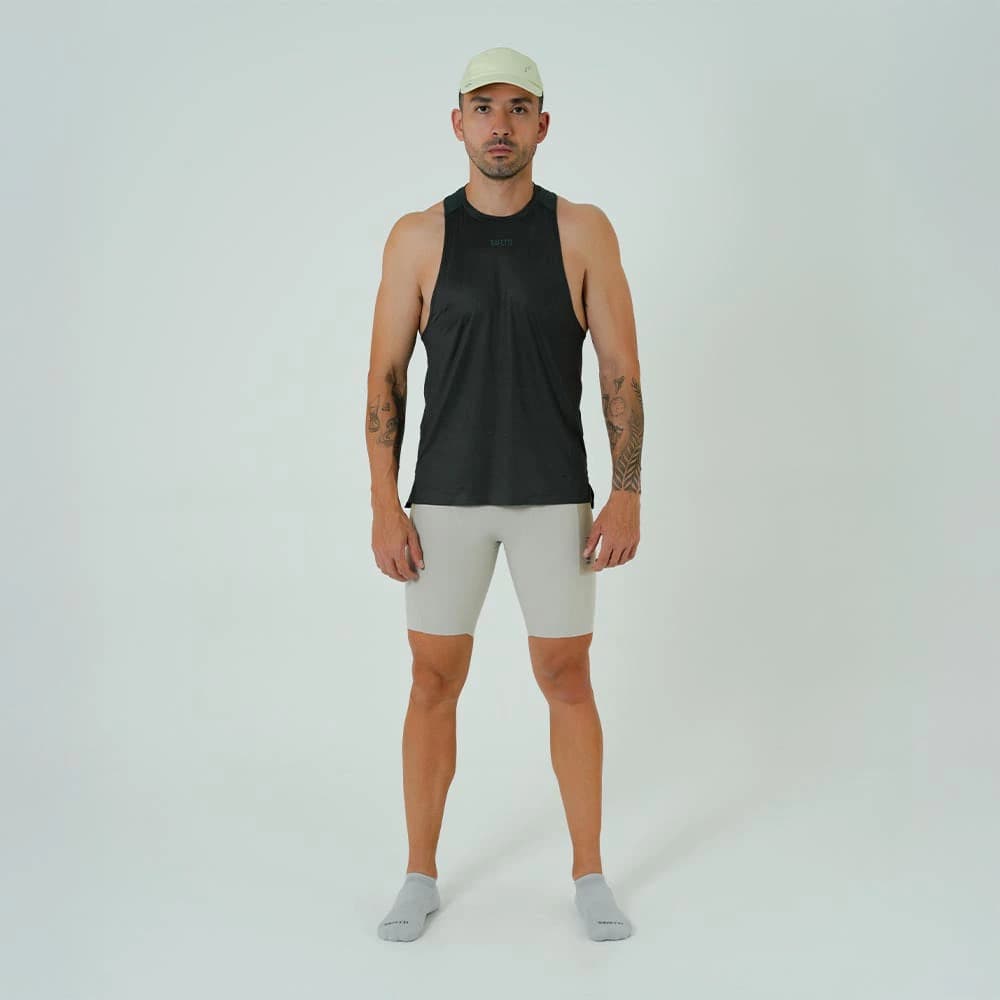 CAMISETA RUNNING MANGA SISA PACELINE GRIS PARA HOMBRE - imagen 1
