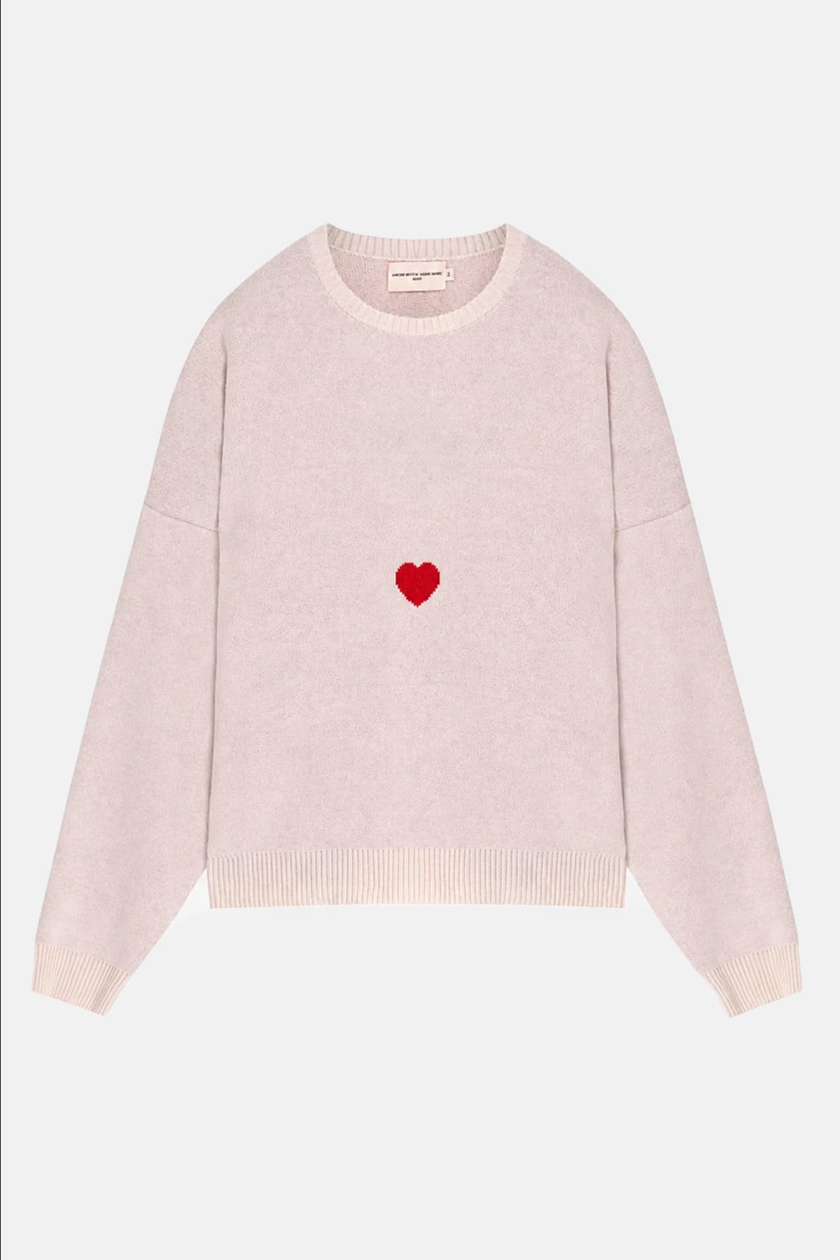 Heart Sweater White