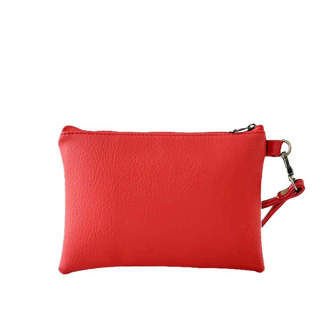 Cosmetiquera Para Mujer Ruanda Estampada Rojo Y Pulsera Love Is In The Air - imagen 2