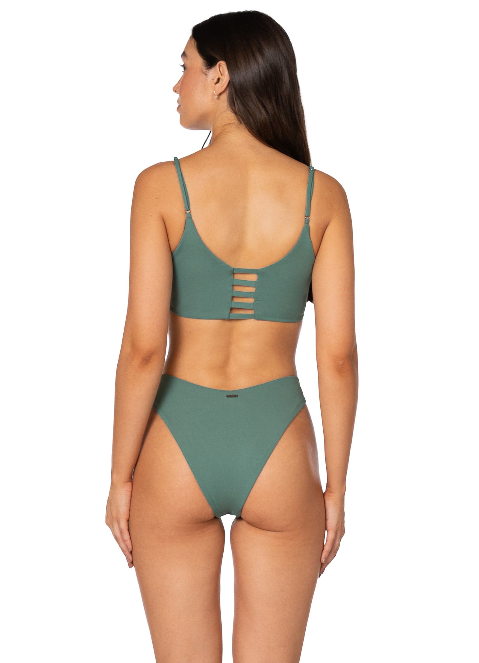 Maaji Jade Black Sublimity Regular Rise Classic Bikini Bottom - imagen 1