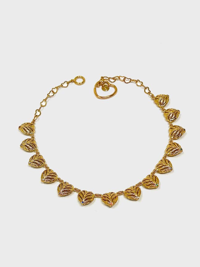 Collar de Corazones y circones - imagen 1