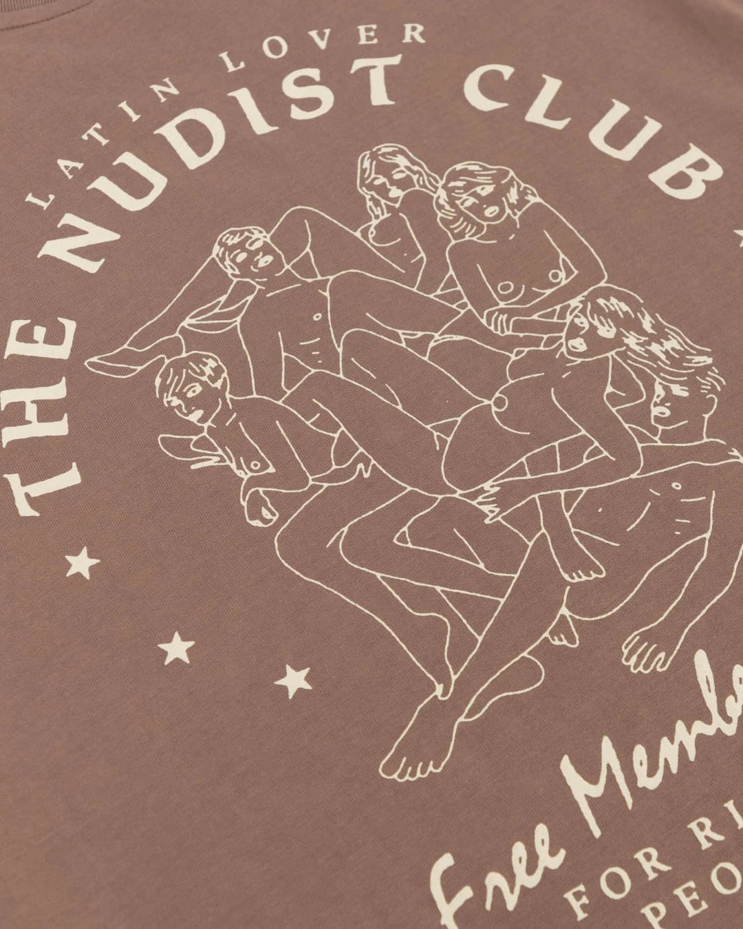 CAMISETA NUDIST CLUB CAFE OVRSIZED - imagen 3