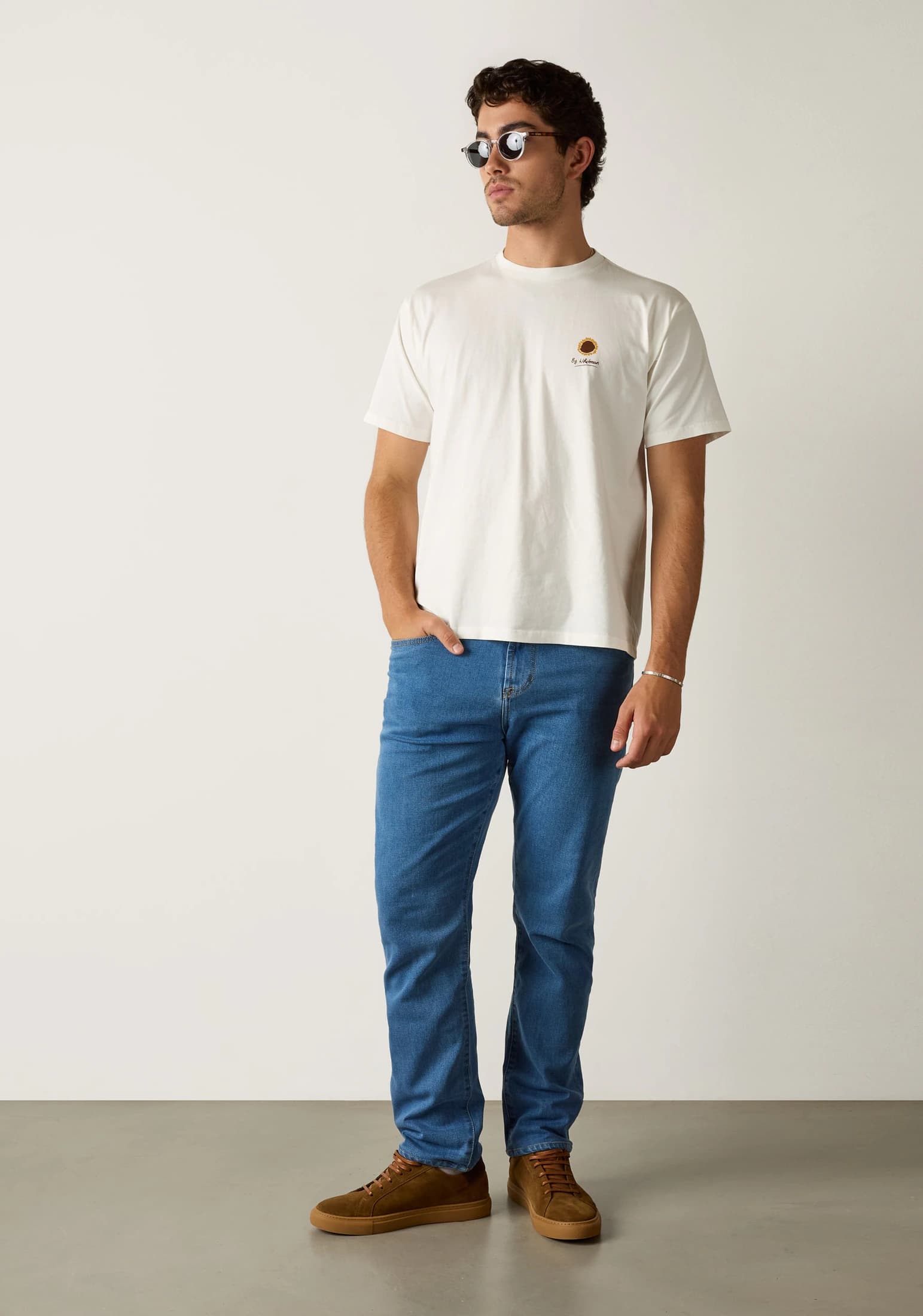 Camiseta H Bogart Estampada Marfil - imagen 6