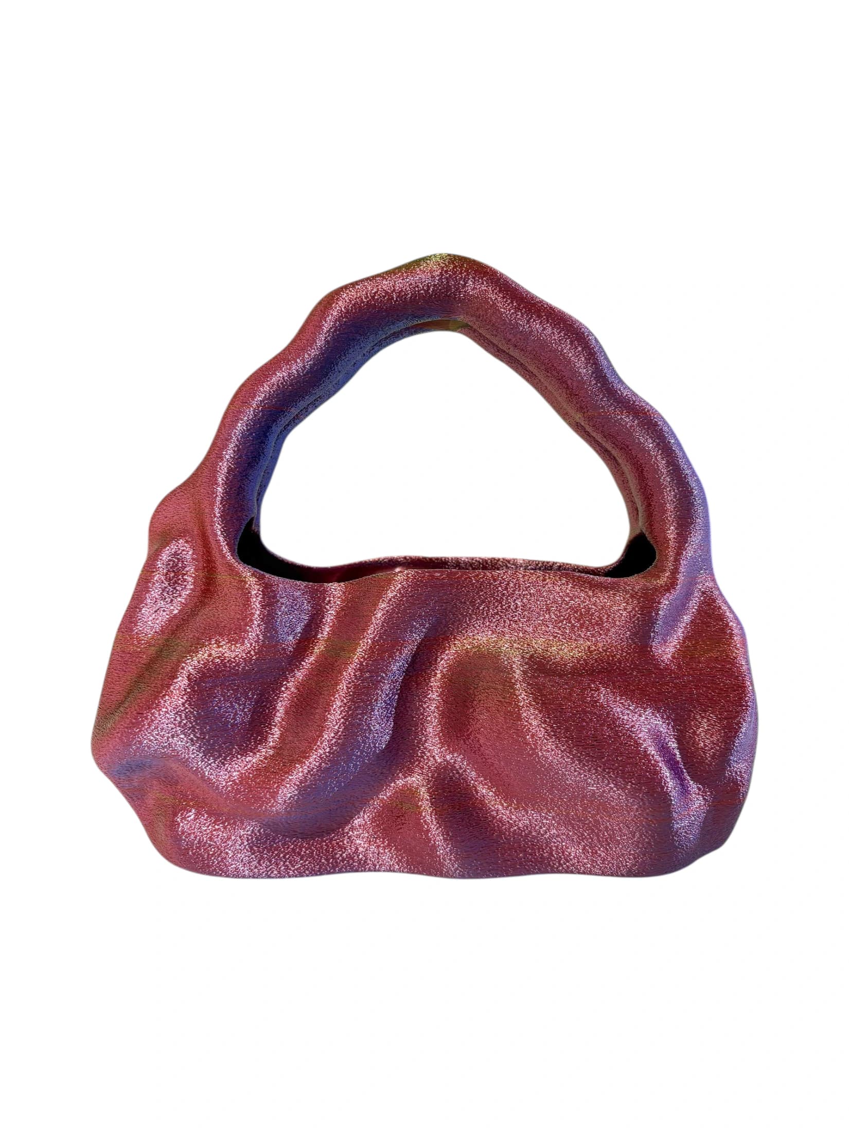 bolso grande cosmic water azul púrpura rosado oro - imagen 3