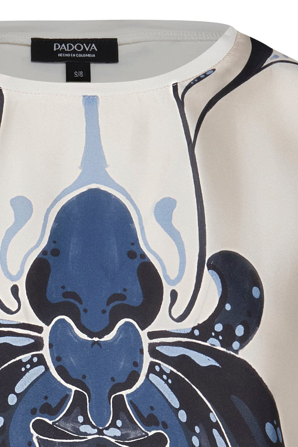 Camiseta lourdes ivory navy - imagen 2