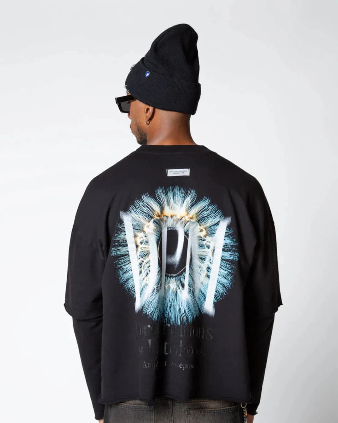 DOPAMINE BLACK LONG SLEEVE T-SHIRT - imagen 4