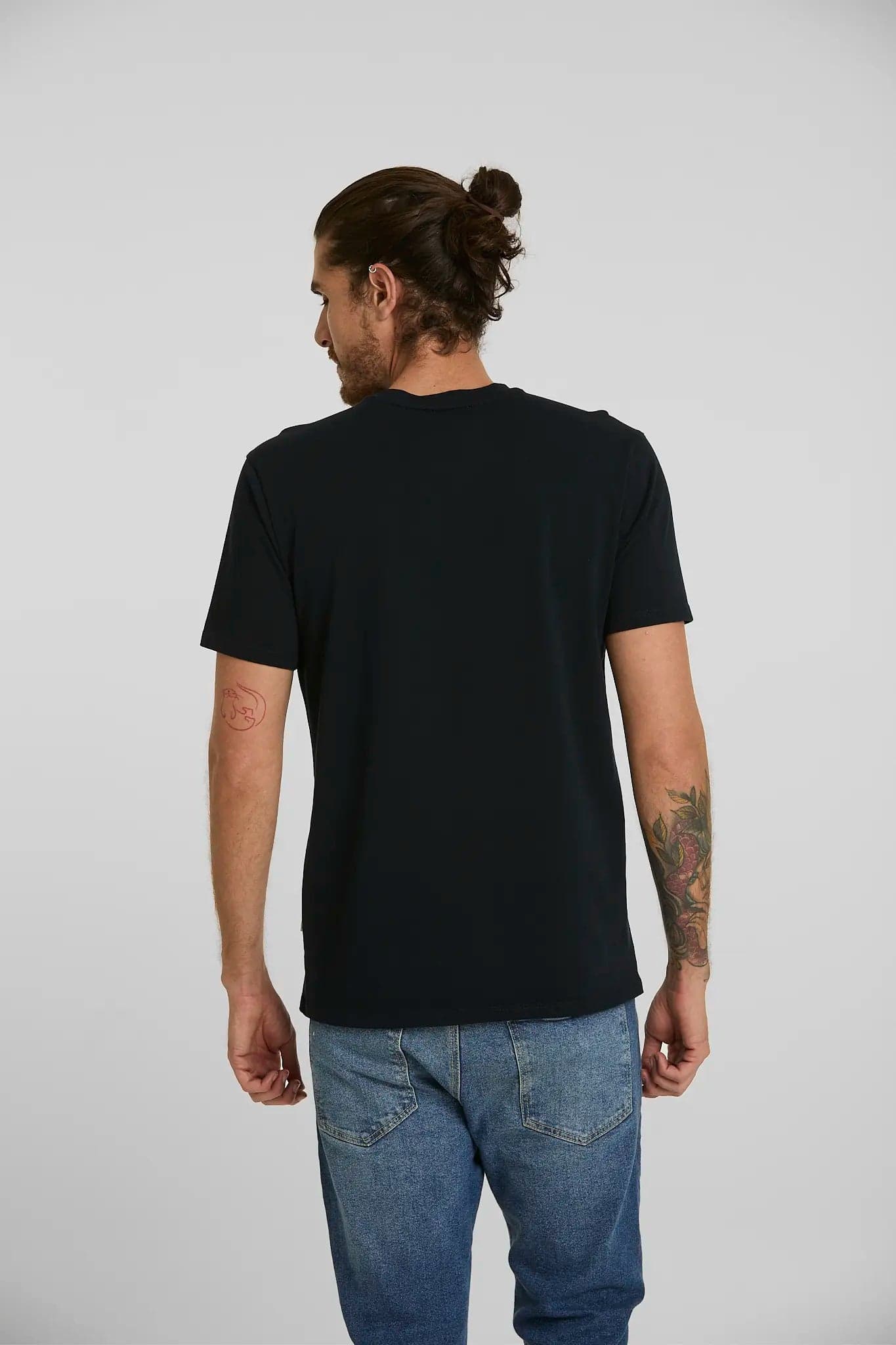 Camiseta básica azul oscura - imagen 2