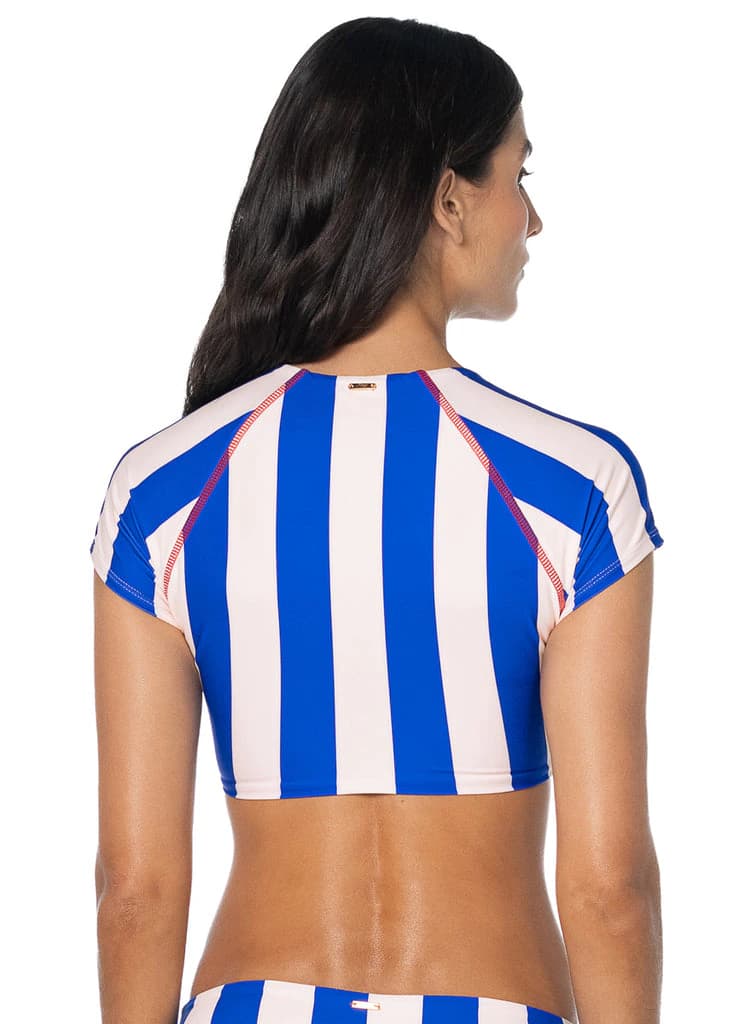 Maaji Salty Flow Rain Swim Crop Top Bikini Top - imagen 1