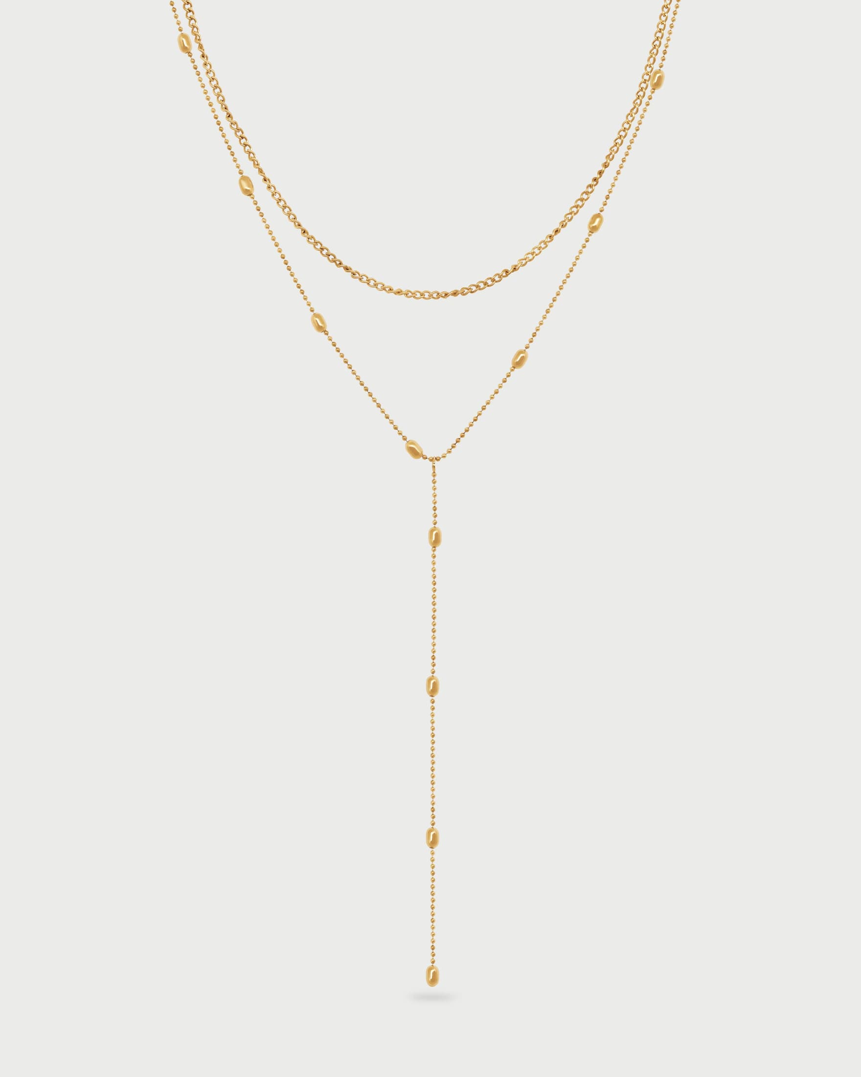 Collar Largo Doble Oval - imagen 1