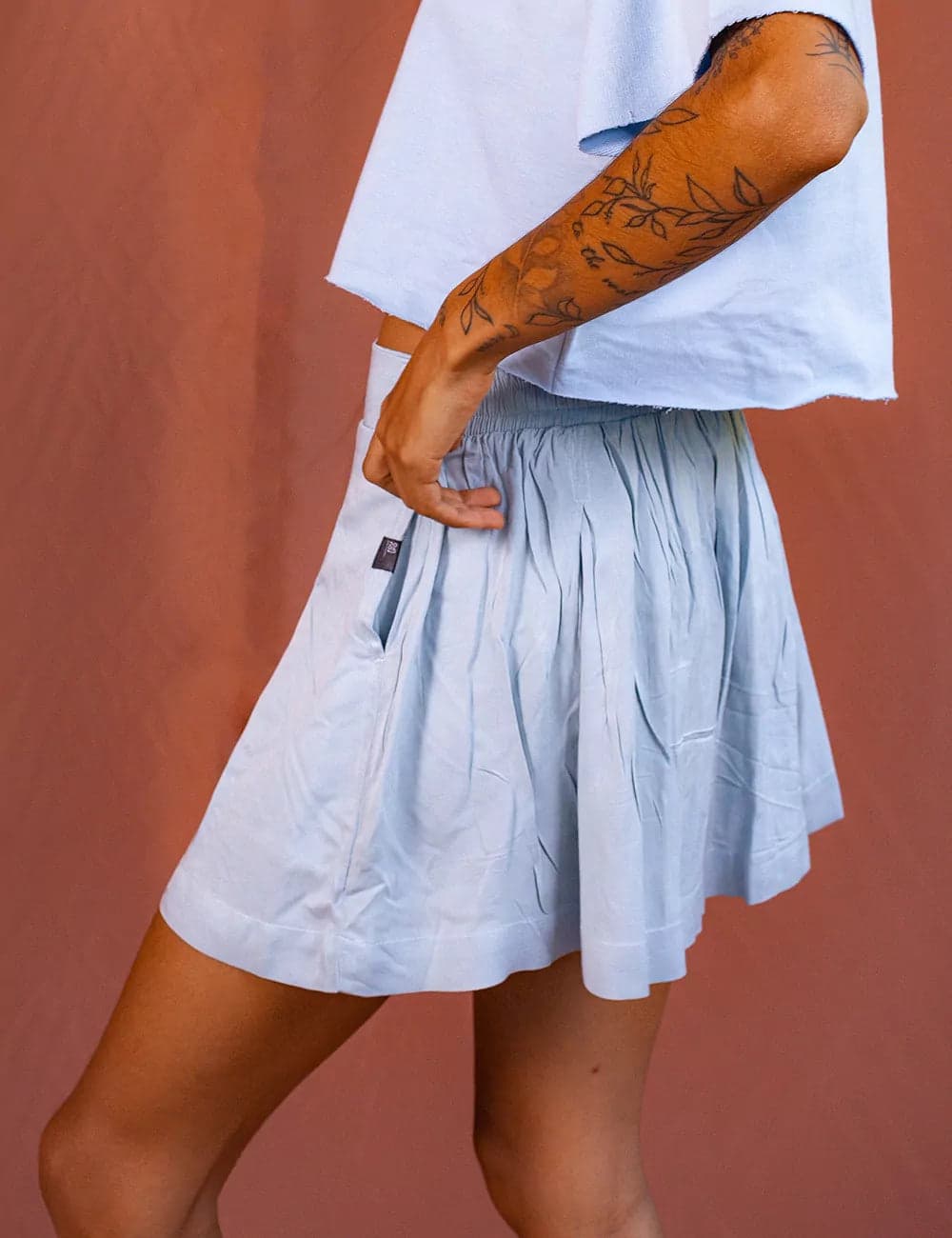 Short Prenses THE DEEP Azul cielo Mujer - imagen 5