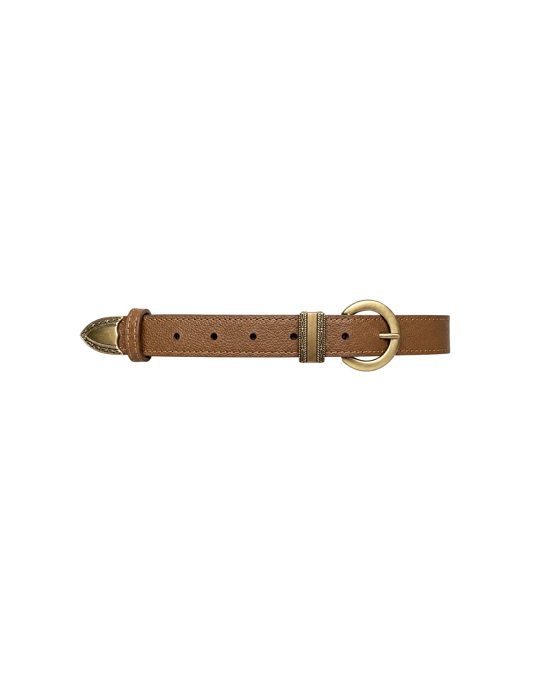 CINTURÓN PORTOFINO CARAMEL - imagen 1