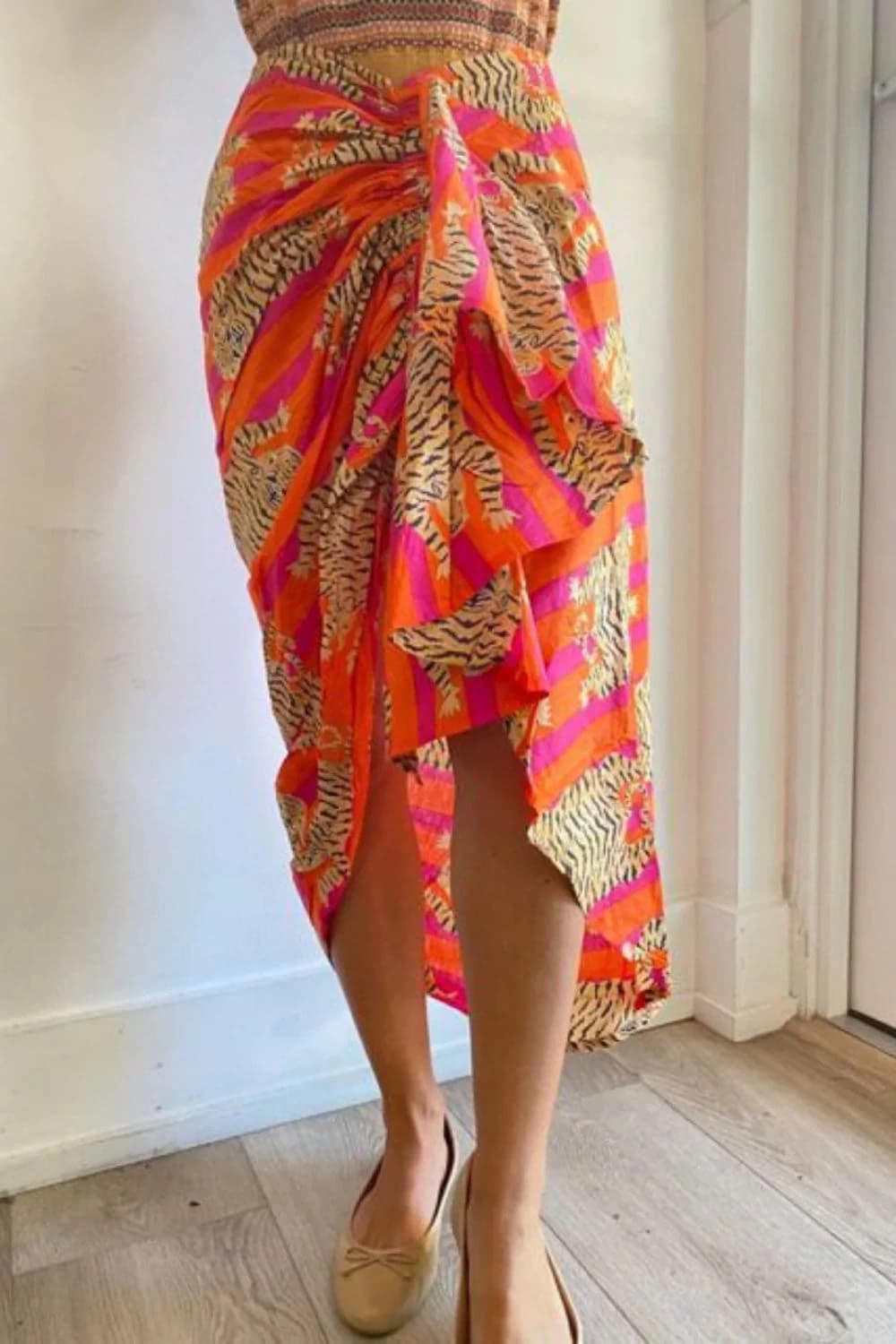 Tiger Pareo Skirt - imagen 3